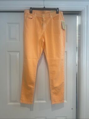Michael Kors Men's Slim Orange Jeans